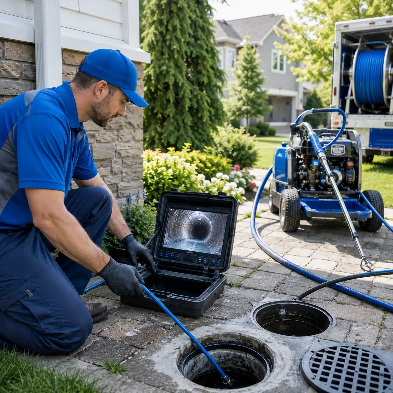Outdoor drain cleaning professionals serving Adamsville, PA